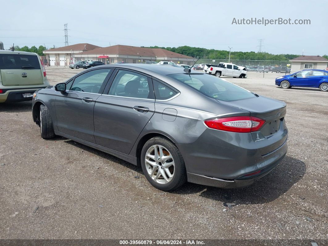 2013 Ford Fusion Se Gray vin: 3FA6P0H77DR191063