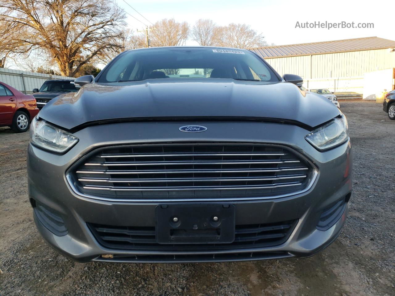 2013 Ford Fusion Se Gray vin: 3FA6P0H77DR241105