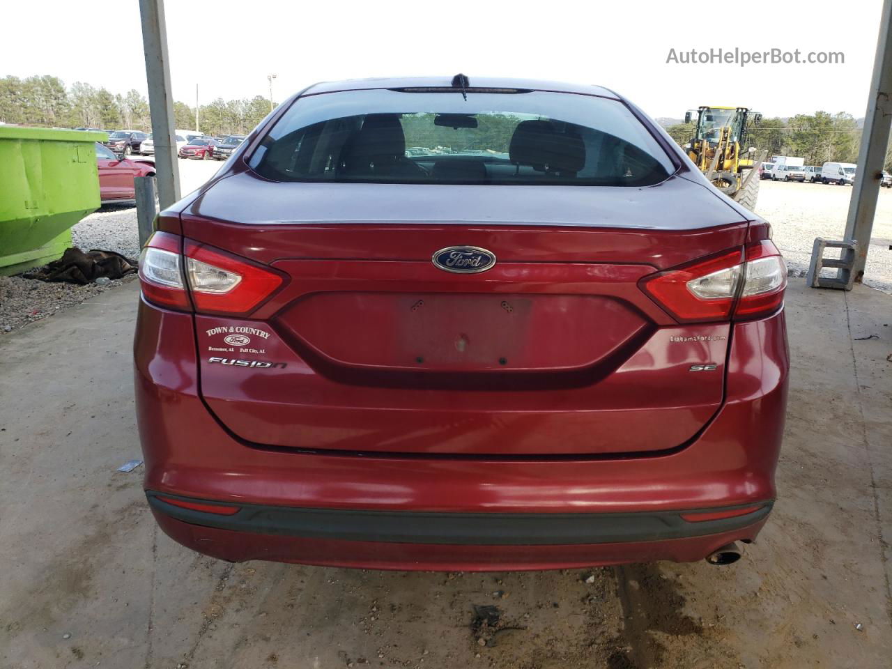 2013 Ford Fusion Se Red vin: 3FA6P0H77DR375435