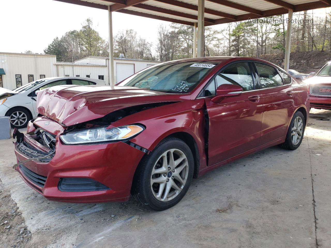 2013 Ford Fusion Se Red vin: 3FA6P0H77DR375435