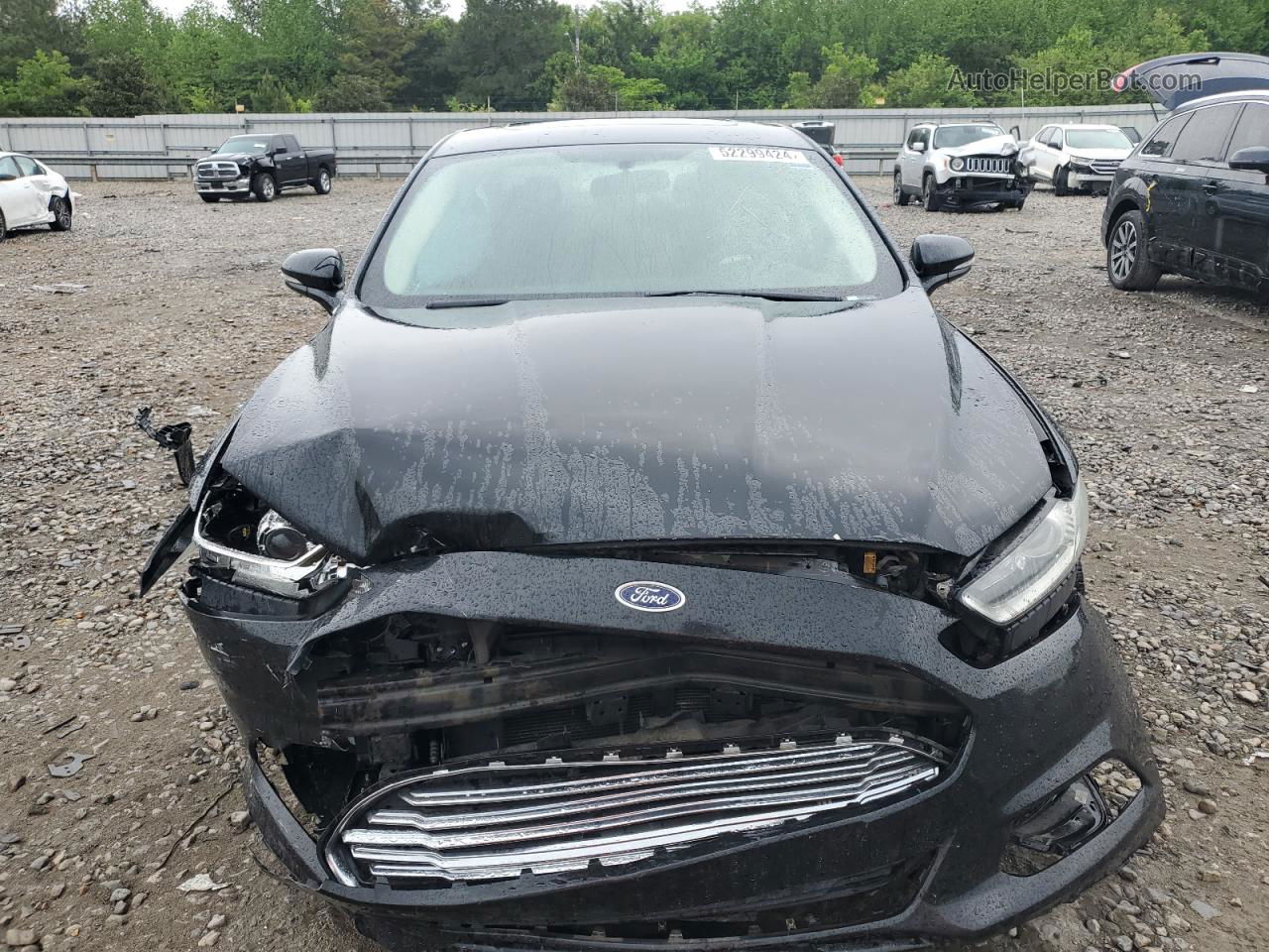 2014 Ford Fusion Se Black vin: 3FA6P0H77ER113495