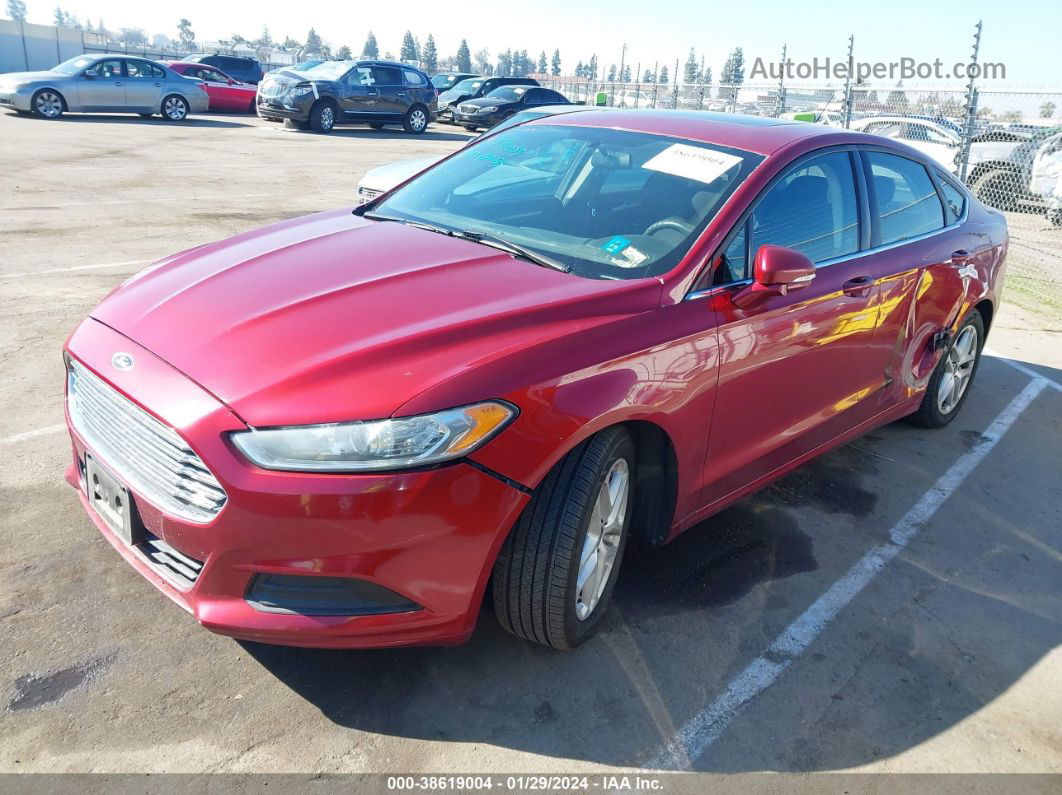 2014 Ford Fusion Se Maroon vin: 3FA6P0H77ER142575