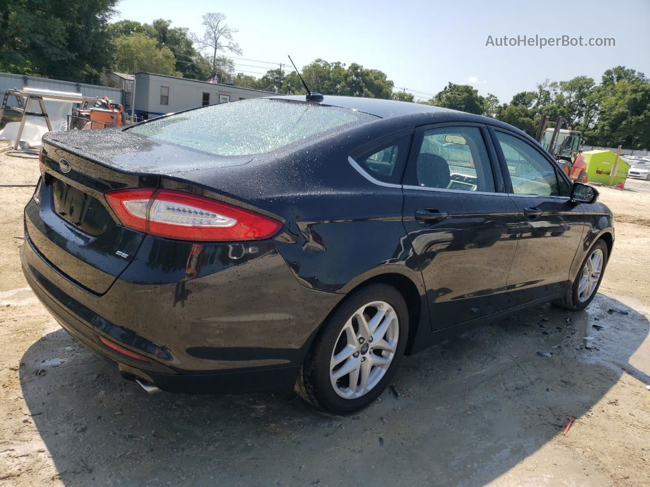 2014 Ford Fusion Se Black vin: 3FA6P0H77ER189203