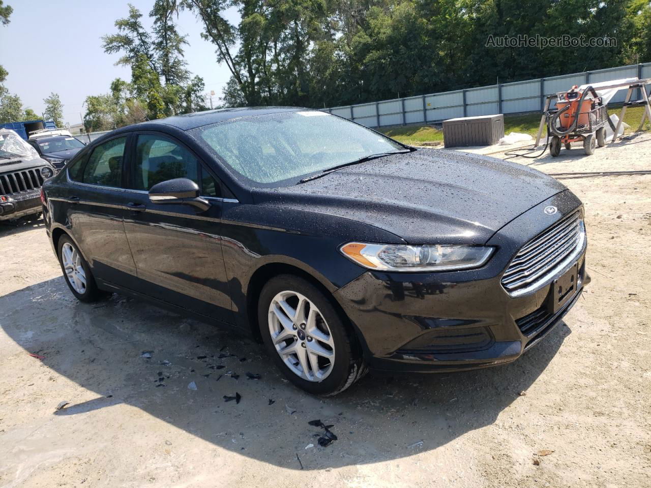 2014 Ford Fusion Se Black vin: 3FA6P0H77ER189203