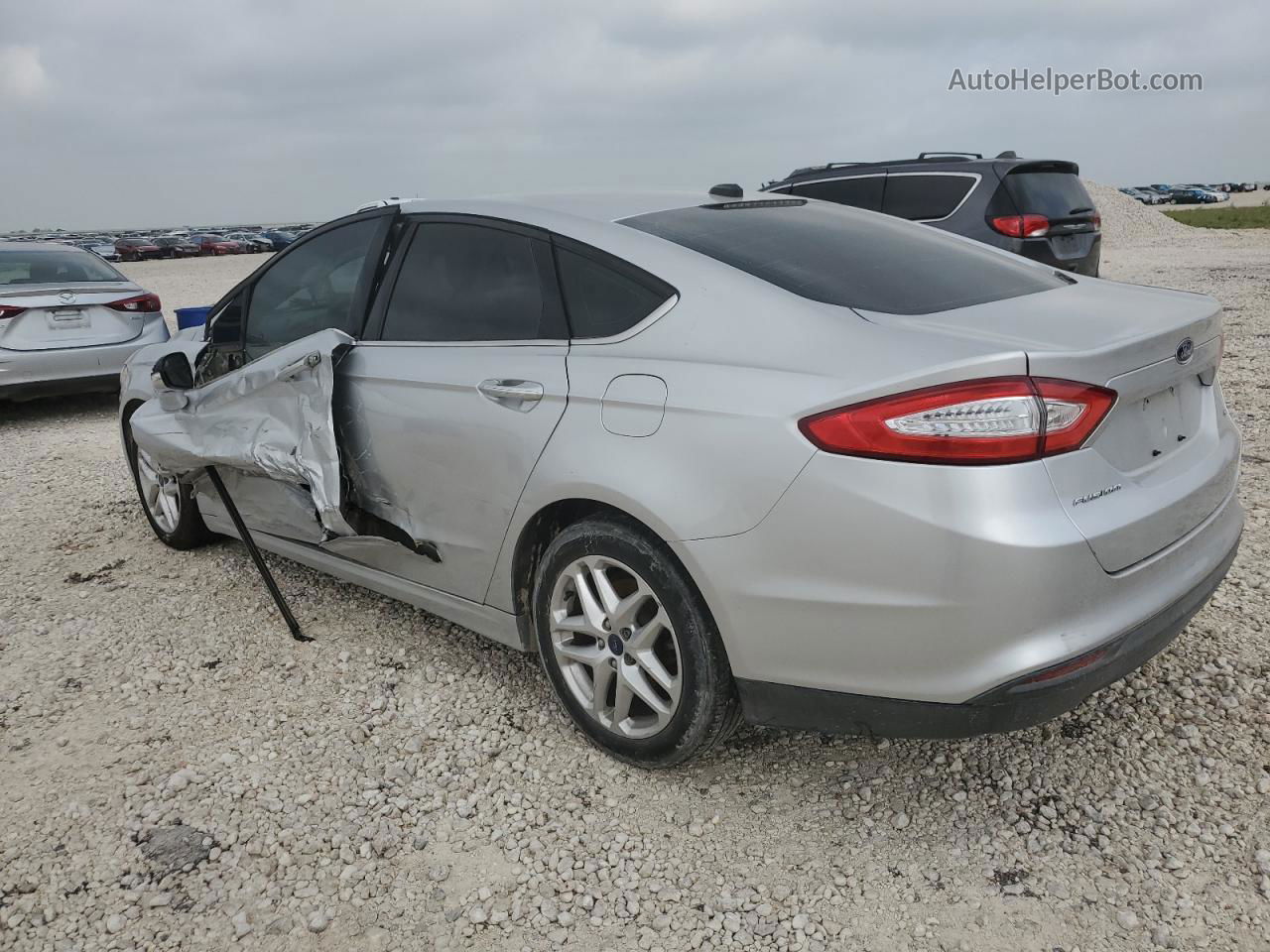 2014 Ford Fusion Se Silver vin: 3FA6P0H77ER192991