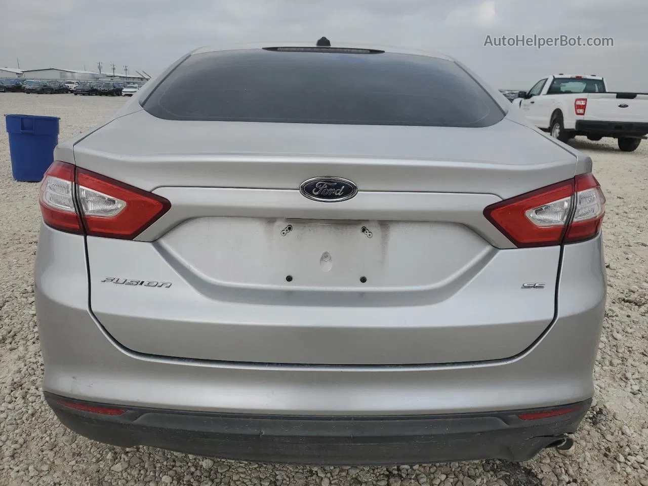 2014 Ford Fusion Se Silver vin: 3FA6P0H77ER192991