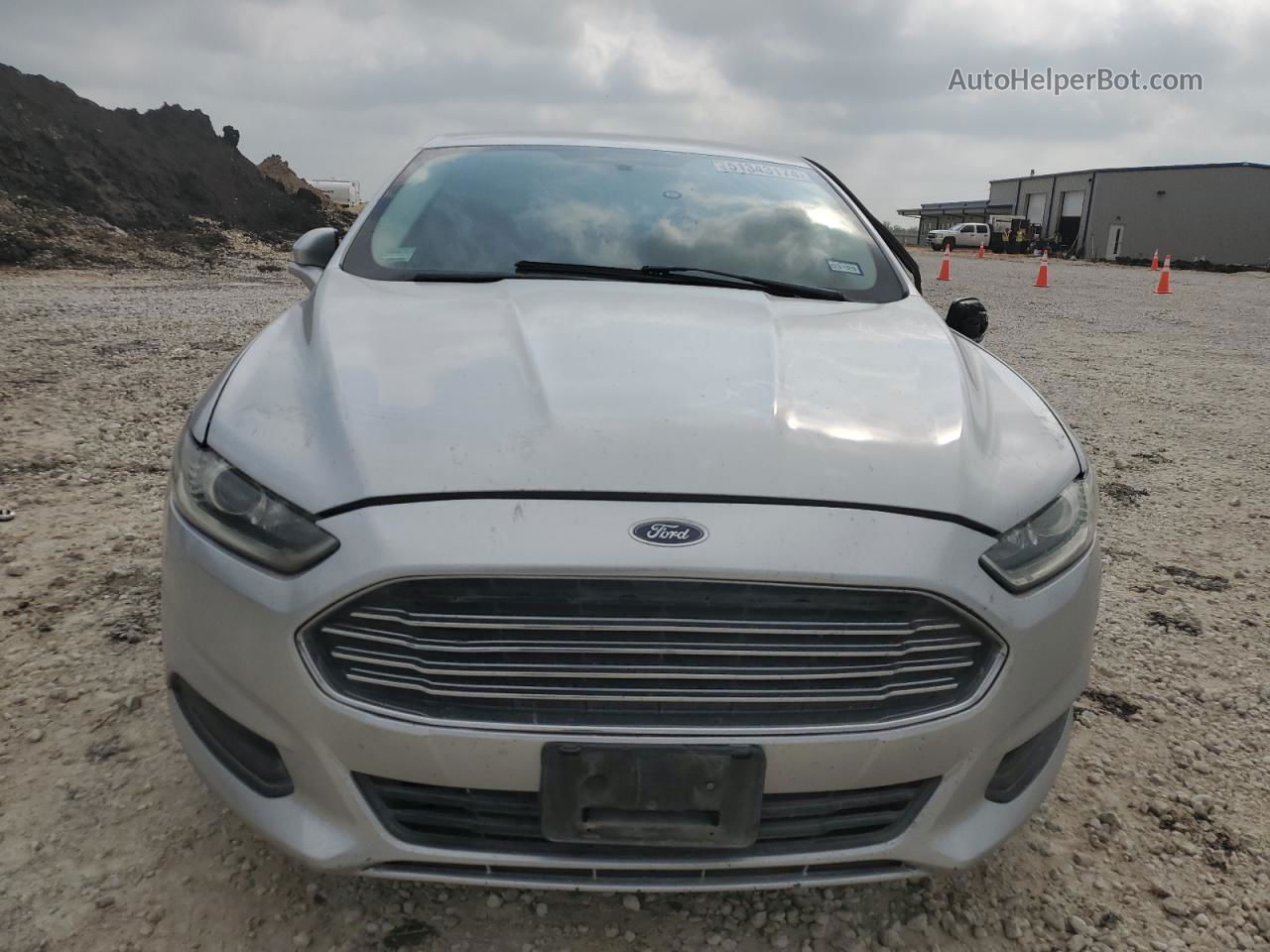 2014 Ford Fusion Se Silver vin: 3FA6P0H77ER192991