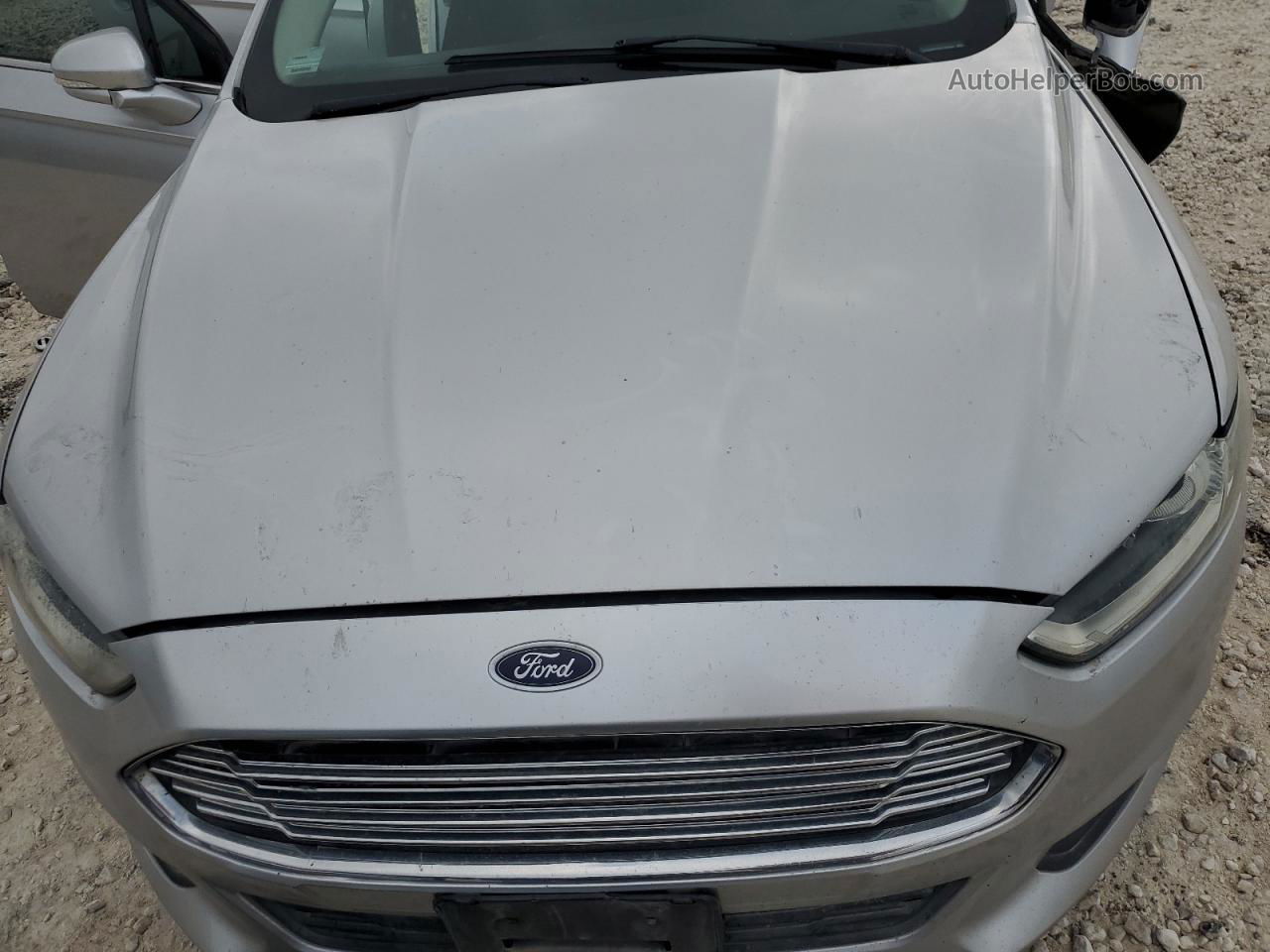 2014 Ford Fusion Se Silver vin: 3FA6P0H77ER192991