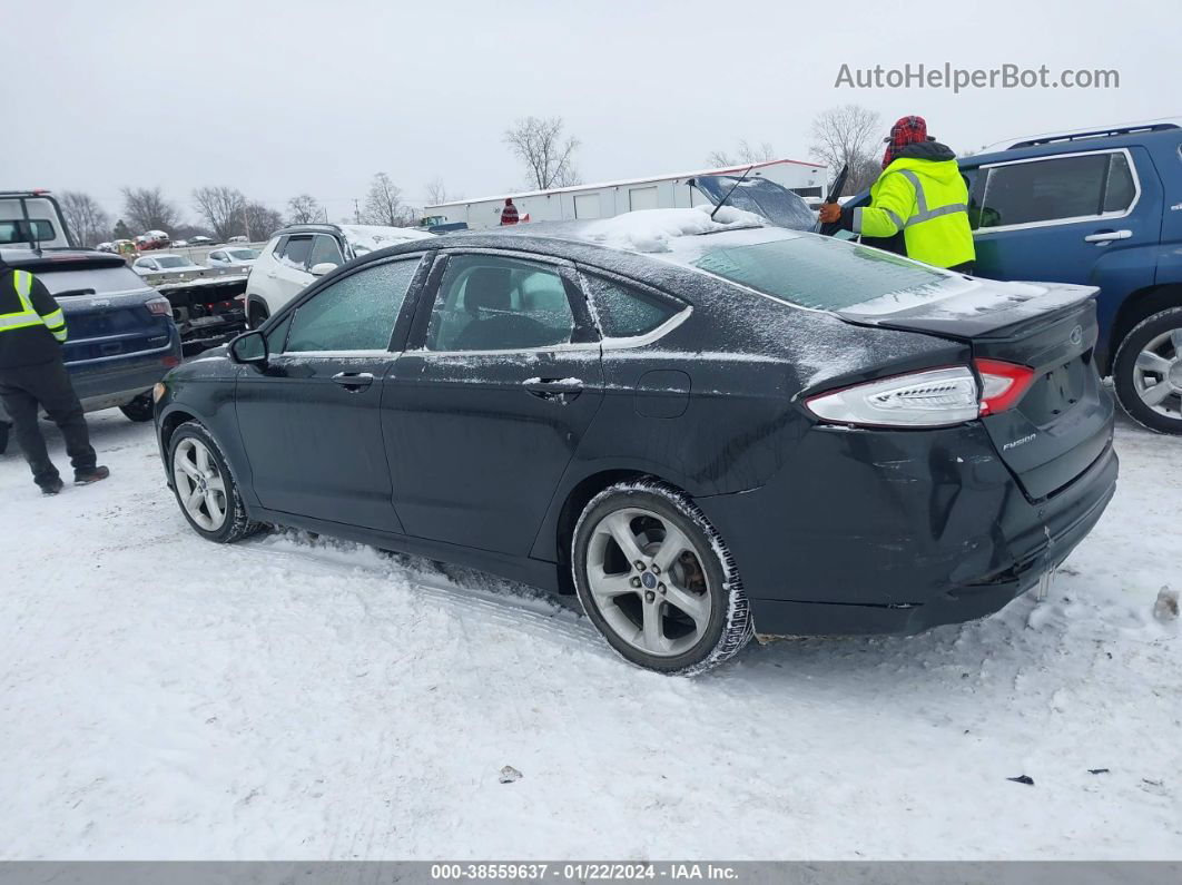 2014 Ford Fusion Se Черный vin: 3FA6P0H77ER218991