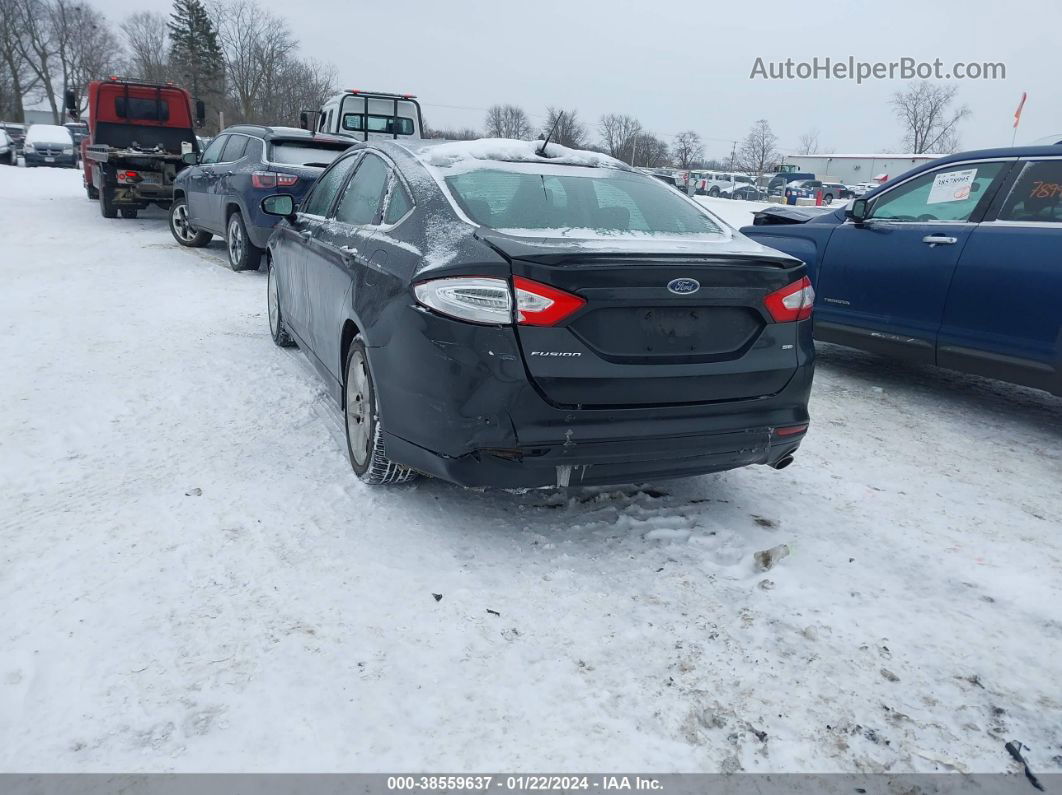 2014 Ford Fusion Se Black vin: 3FA6P0H77ER218991