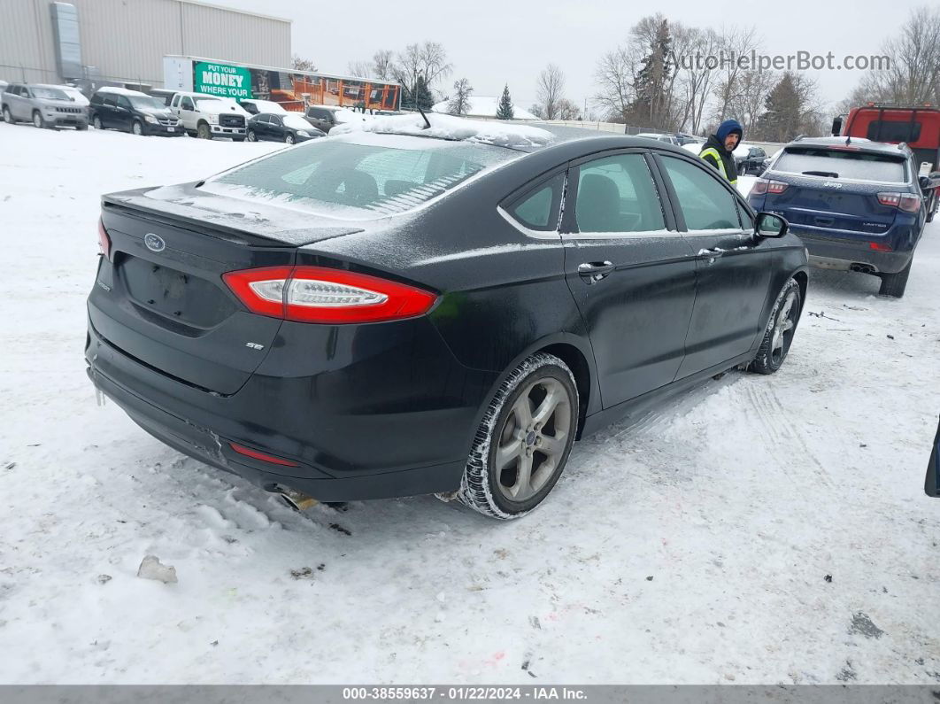 2014 Ford Fusion Se Black vin: 3FA6P0H77ER218991