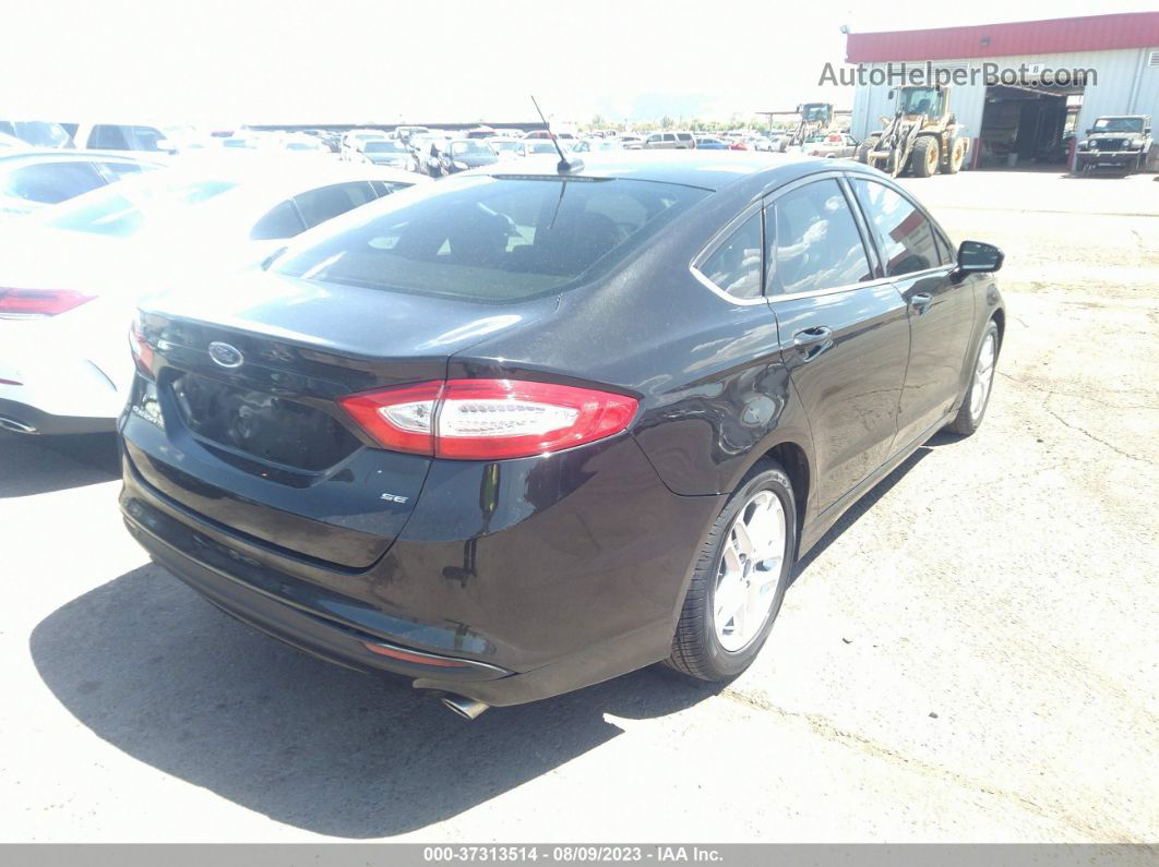 2014 Ford Fusion Se Black vin: 3FA6P0H77ER260562