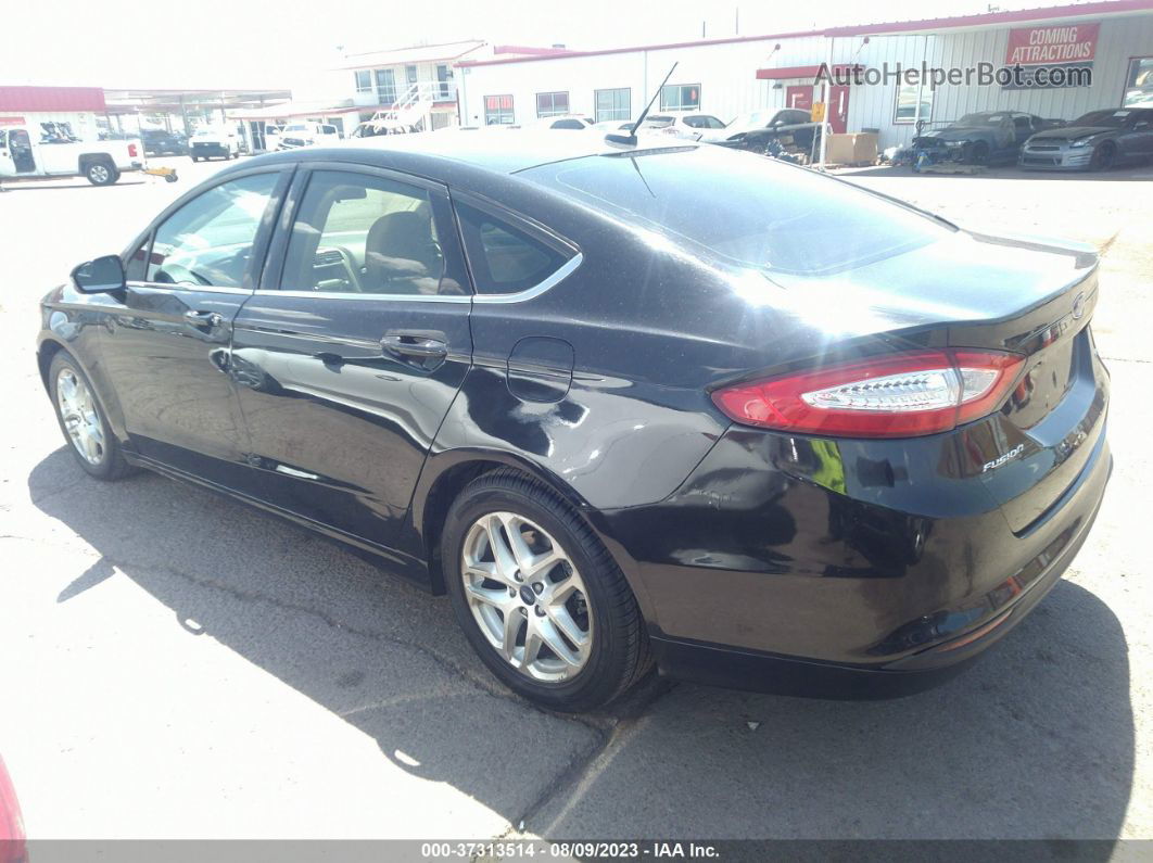 2014 Ford Fusion Se Черный vin: 3FA6P0H77ER260562