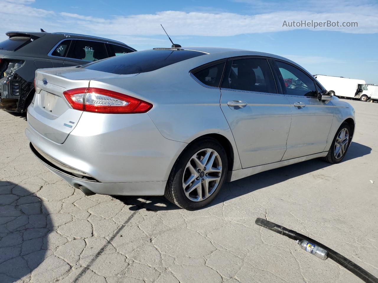 2014 Ford Fusion Se Silver vin: 3FA6P0H77ER294419