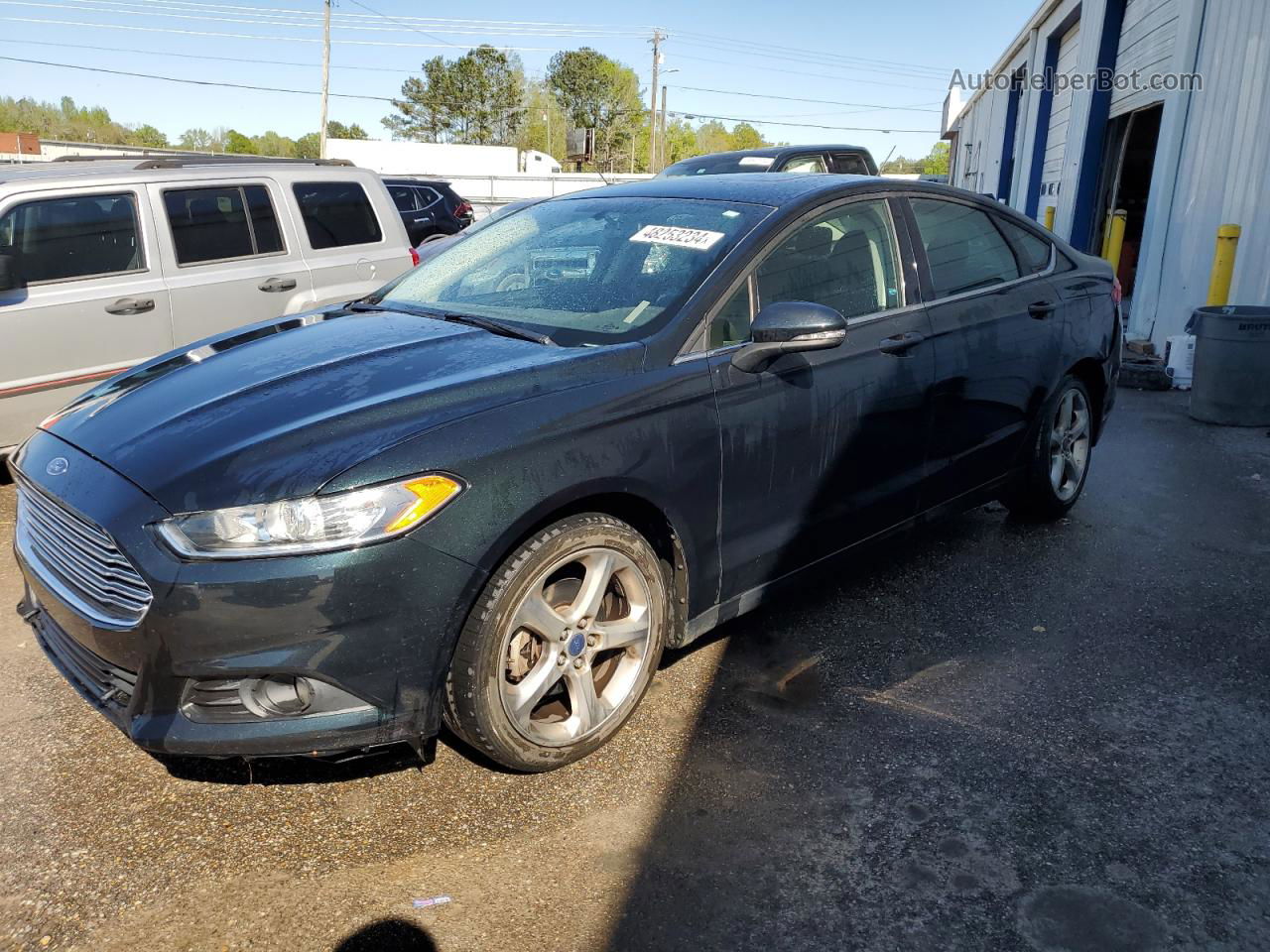 2014 Ford Fusion Se Green vin: 3FA6P0H77ER364923