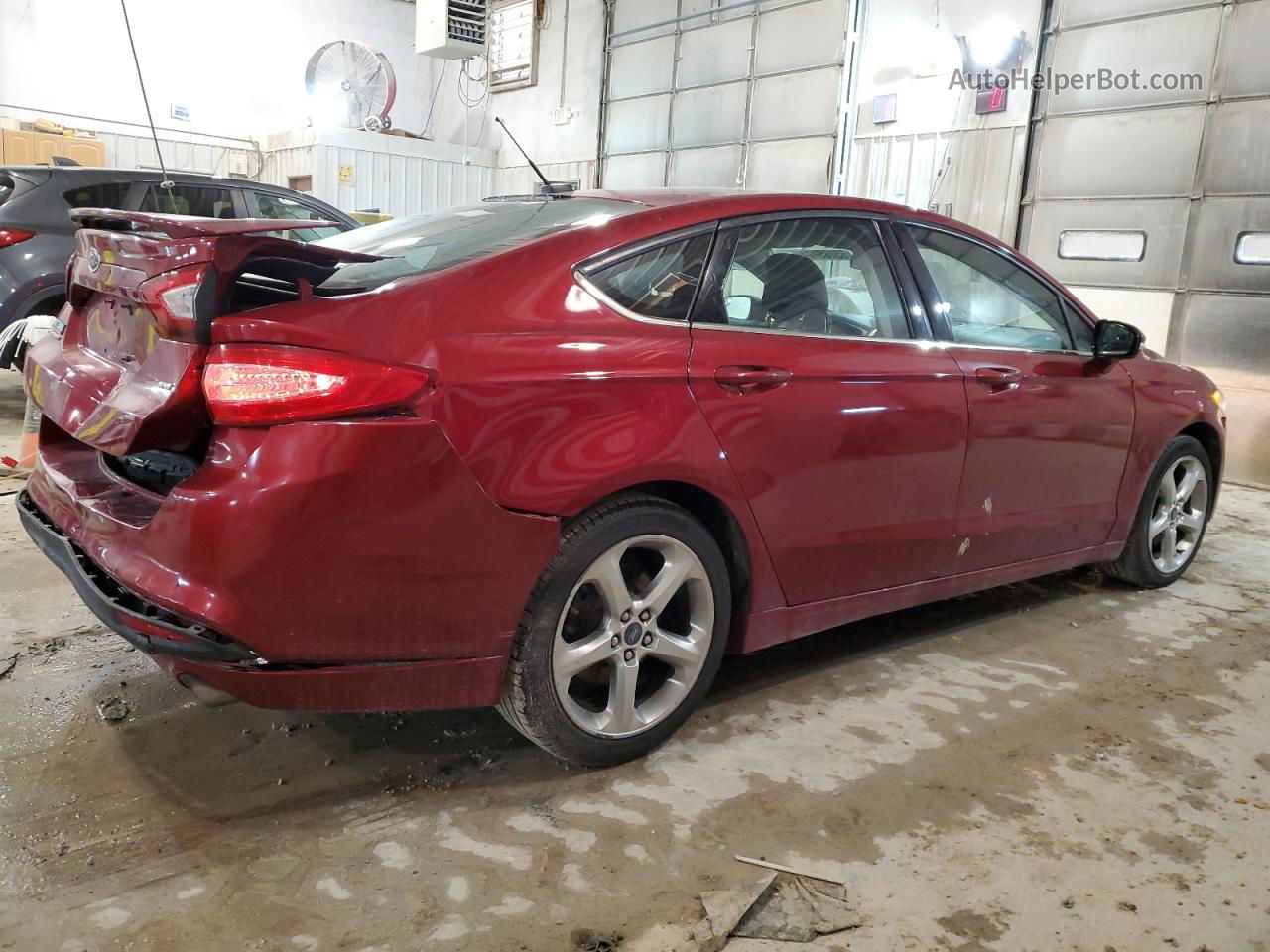 2014 Ford Fusion Se Red vin: 3FA6P0H77ER387862