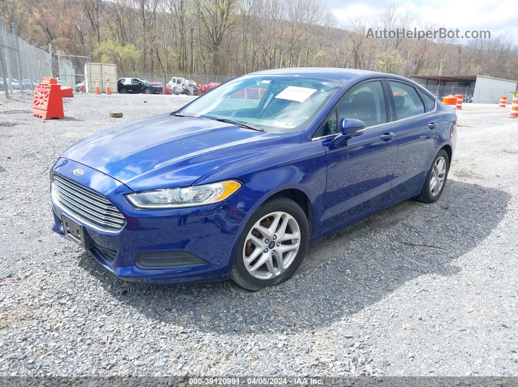 2015 Ford Fusion Se Blue vin: 3FA6P0H77FR146255