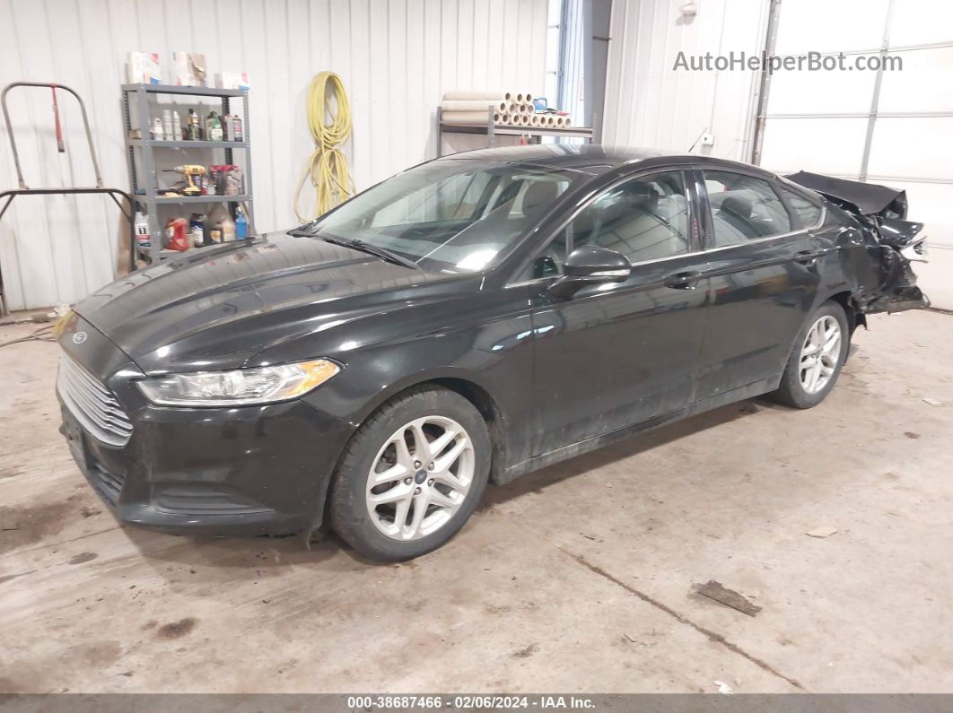 2015 Ford Fusion Se Black vin: 3FA6P0H77FR192703