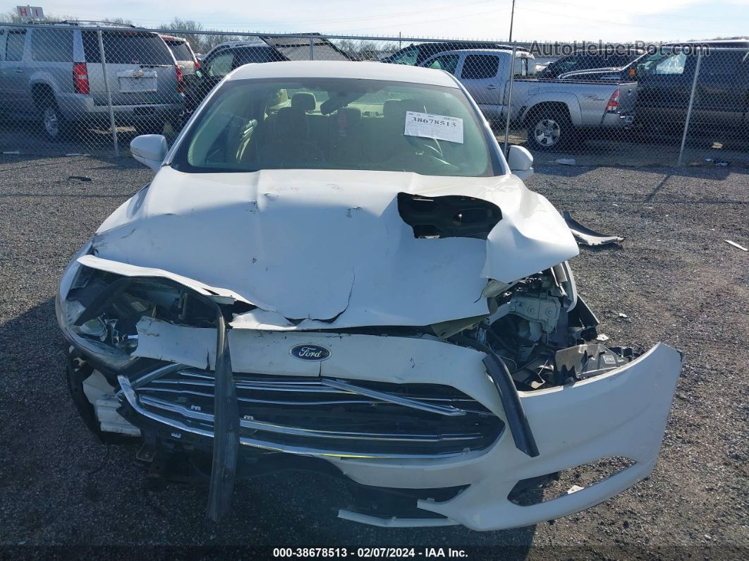 2015 Ford Fusion Se White vin: 3FA6P0H77FR265309