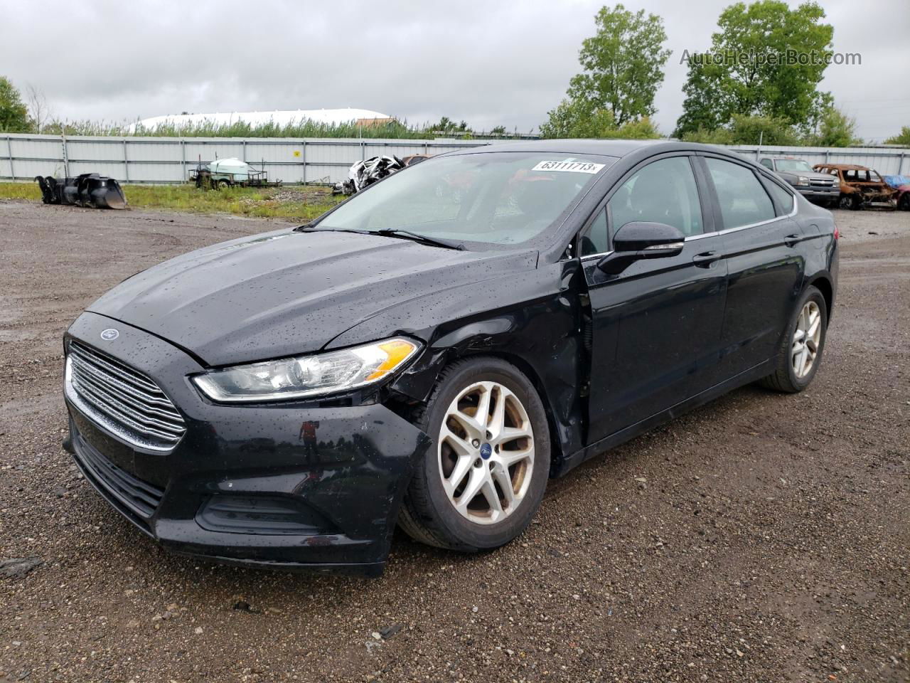 2015 Ford Fusion Se Black vin: 3FA6P0H77FR290792