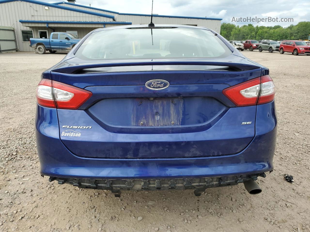 2015 Ford Fusion Se Blue vin: 3FA6P0H77FR300057