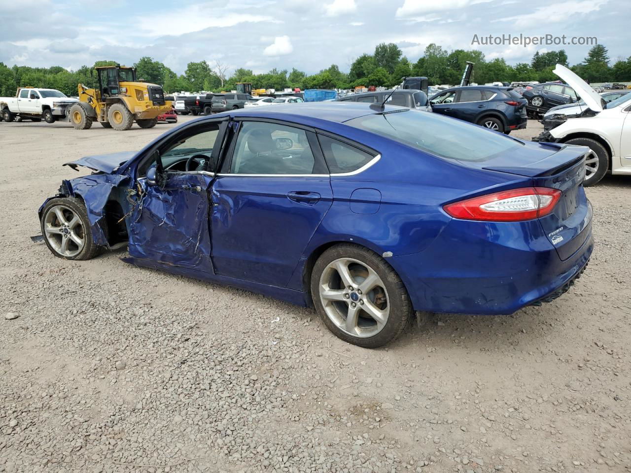 2015 Ford Fusion Se Blue vin: 3FA6P0H77FR300057