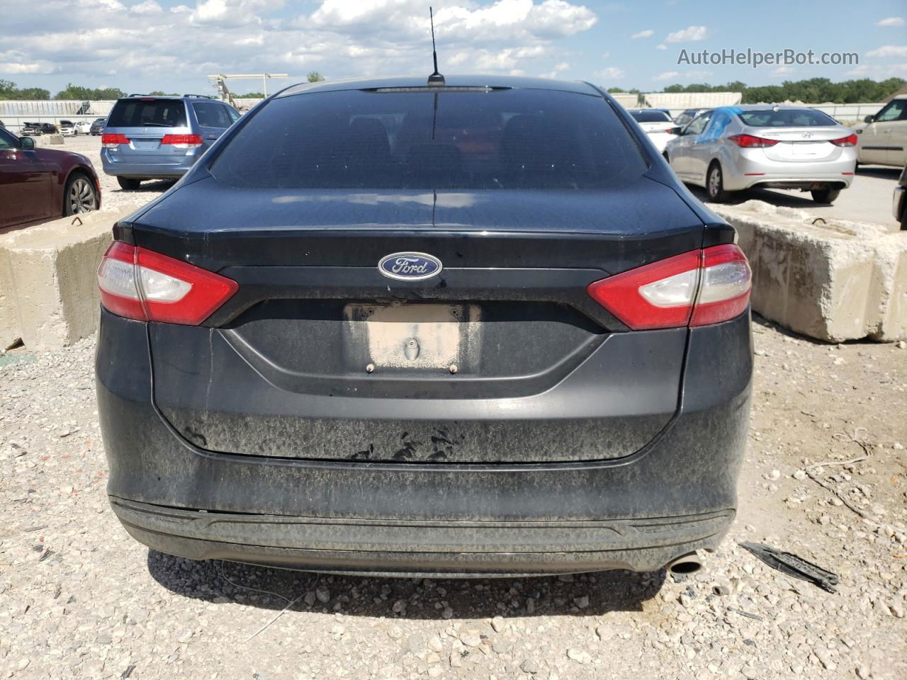 2016 Ford Fusion Se Черный vin: 3FA6P0H77GR116948