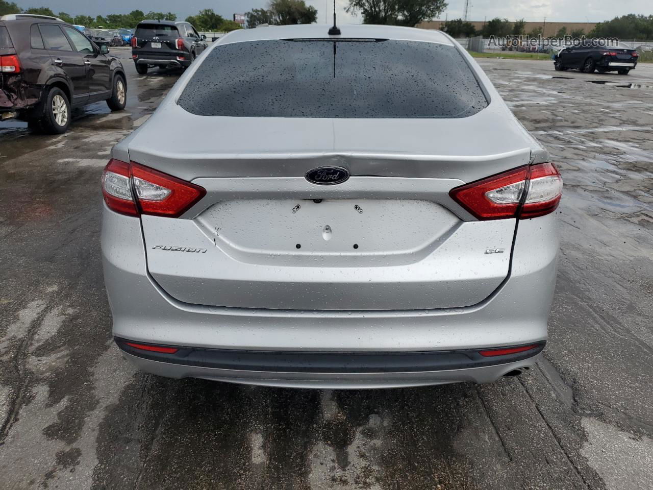 2016 Ford Fusion Se Серебряный vin: 3FA6P0H77GR237348