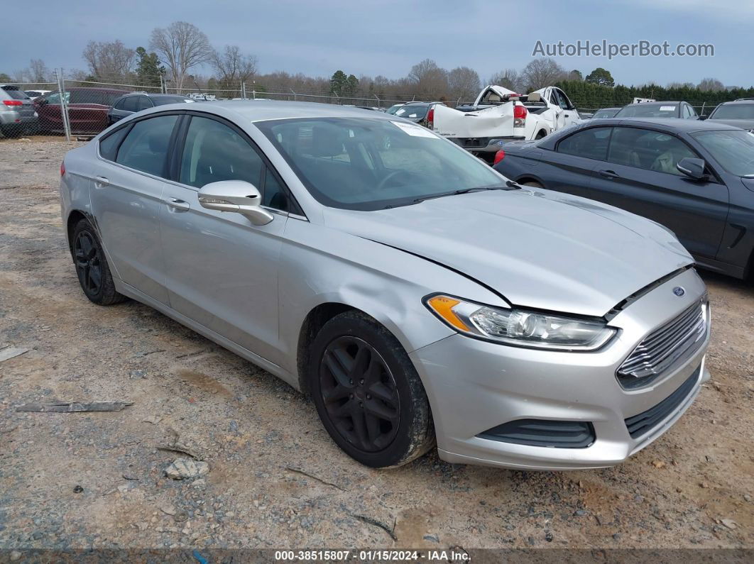 2016 Ford Fusion Se Silver vin: 3FA6P0H77GR374953