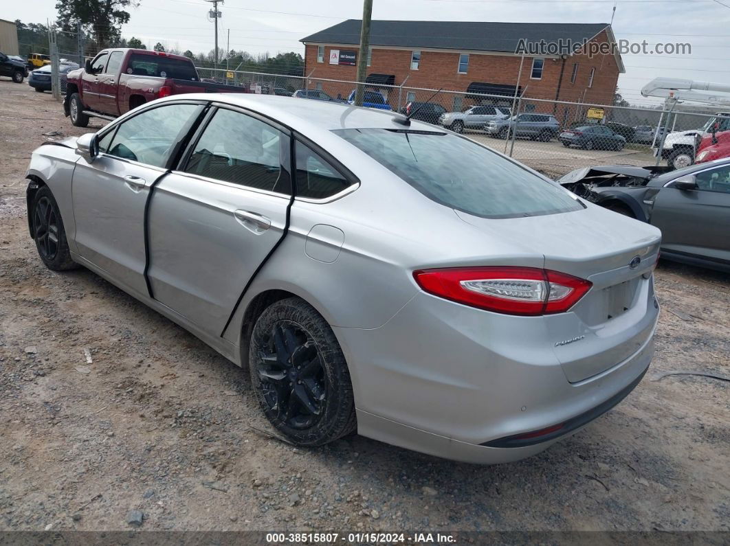 2016 Ford Fusion Se Silver vin: 3FA6P0H77GR374953