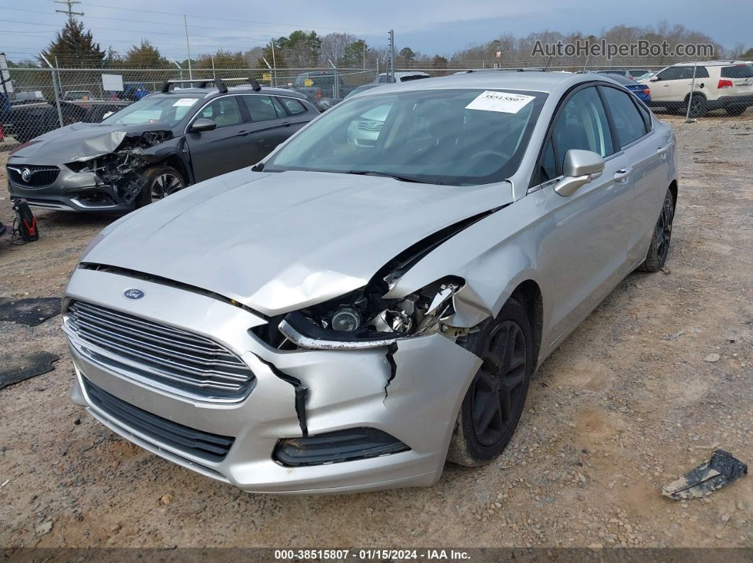 2016 Ford Fusion Se Silver vin: 3FA6P0H77GR374953