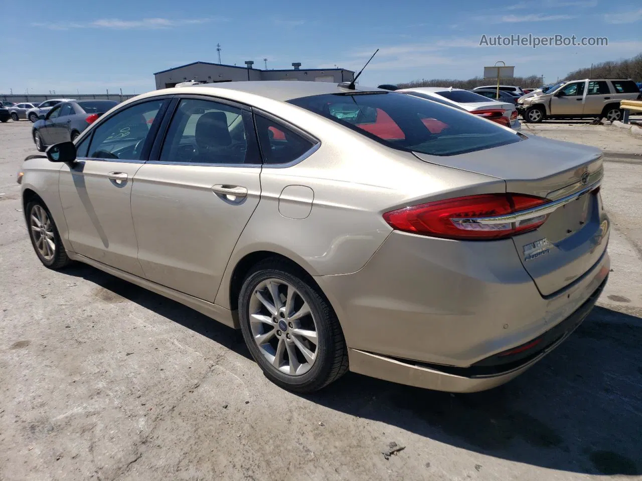 2017 Ford Fusion Se Желто-коричневый vin: 3FA6P0H77HR181025