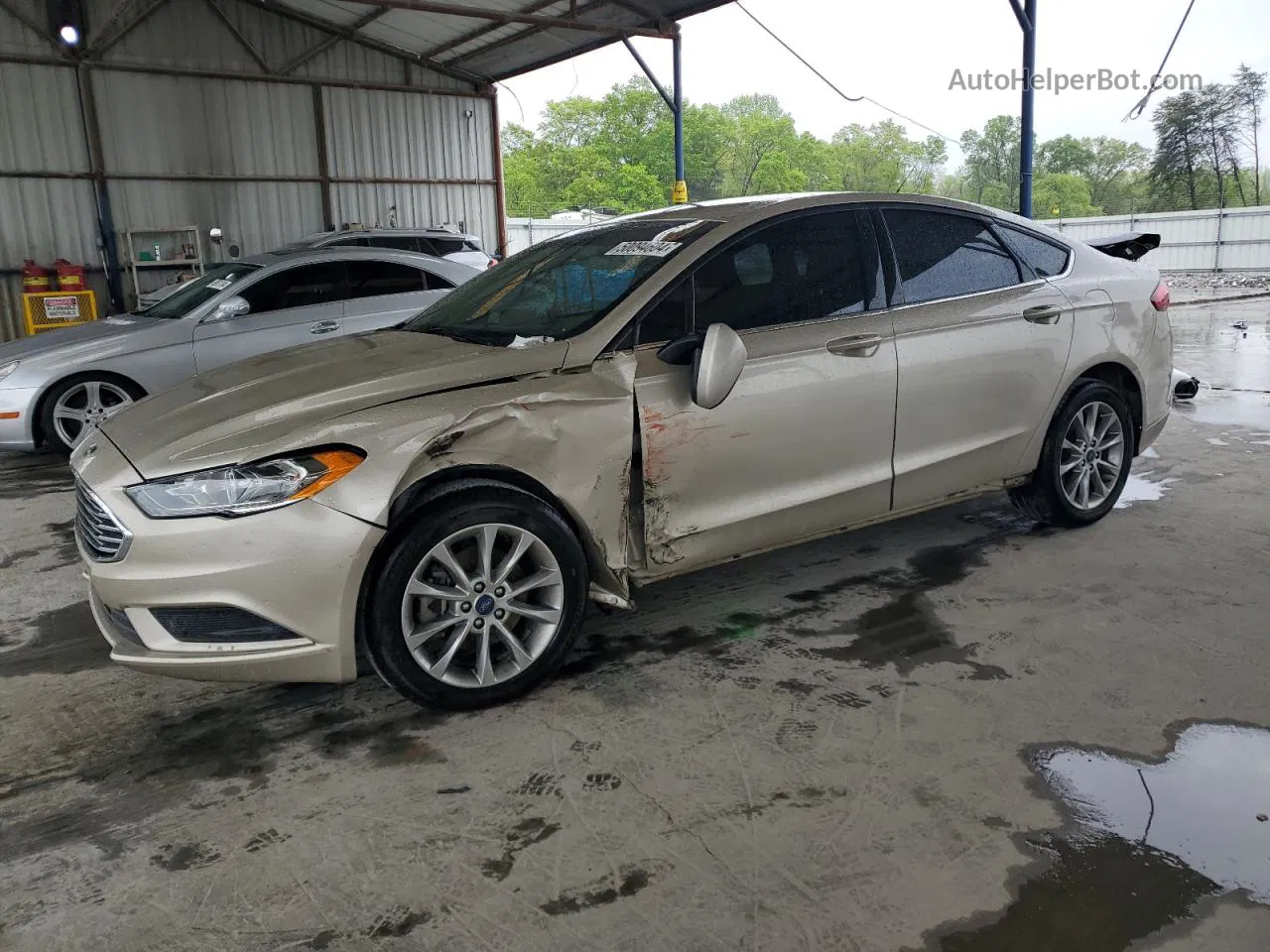 2017 Ford Fusion Se Gold vin: 3FA6P0H77HR245967