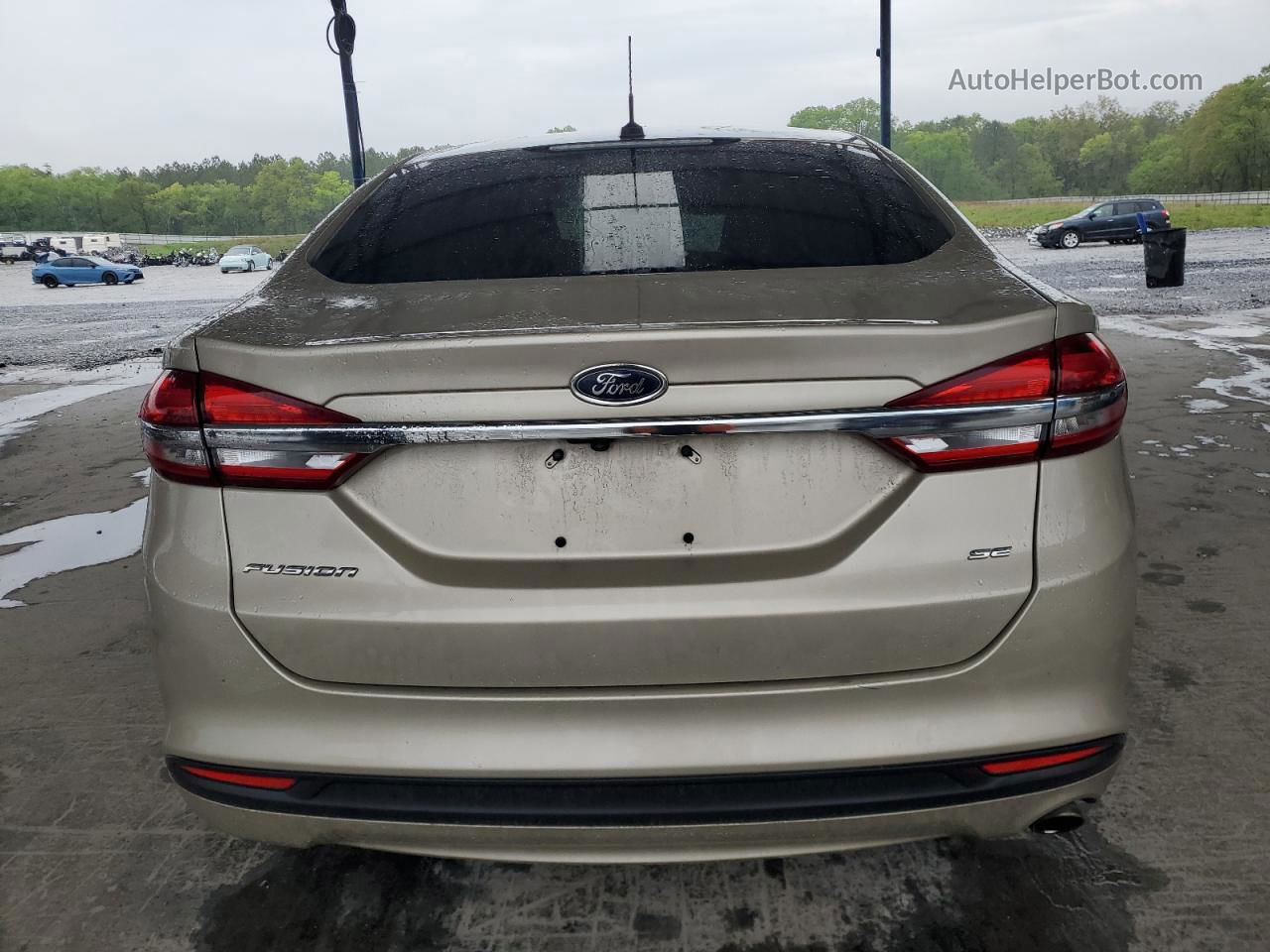 2017 Ford Fusion Se Gold vin: 3FA6P0H77HR245967