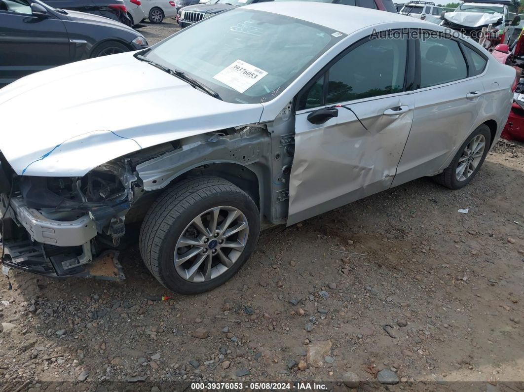 2017 Ford Fusion Se Silver vin: 3FA6P0H77HR370757