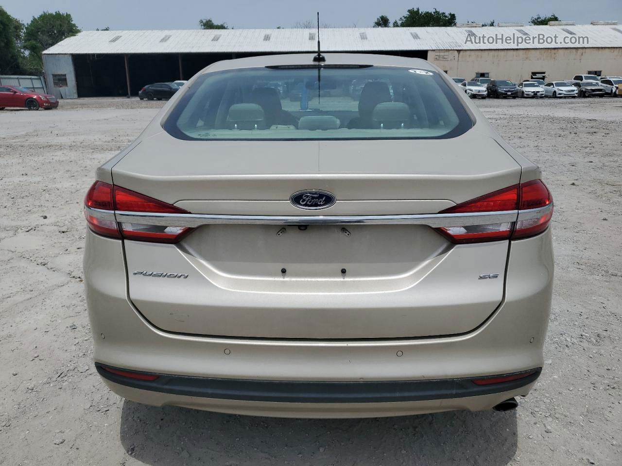 2017 Ford Fusion Se Gold vin: 3FA6P0H77HR382990