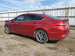 2017 Ford Fusion Se Red vin: 3FA6P0H77HR413140