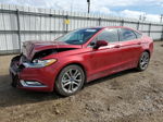 2017 Ford Fusion Se Red vin: 3FA6P0H77HR413140