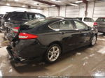 2018 Ford Fusion Se Black vin: 3FA6P0H77JR188692