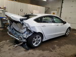 2018 Ford Fusion Se White vin: 3FA6P0H77JR195108