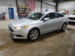 2018 Ford Fusion Se Silver vin: 3FA6P0H77JR250110