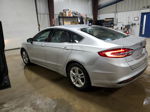 2018 Ford Fusion Se Silver vin: 3FA6P0H77JR250110