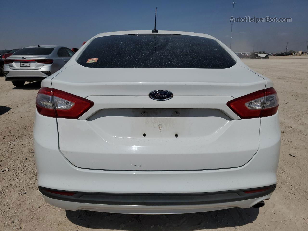 2013 Ford Fusion Se White vin: 3FA6P0H78DR141806