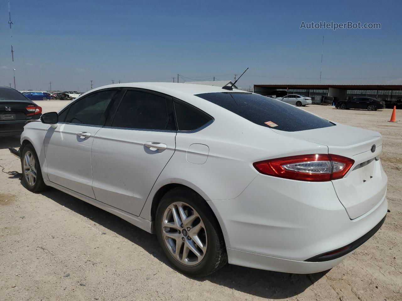 2013 Ford Fusion Se White vin: 3FA6P0H78DR141806