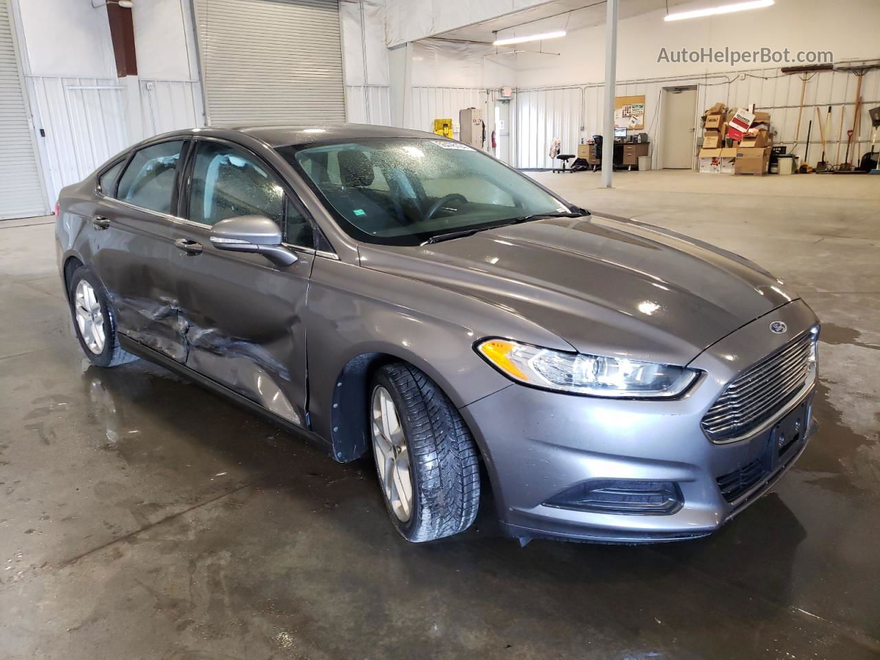 2013 Ford Fusion Se Gray vin: 3FA6P0H78DR261699