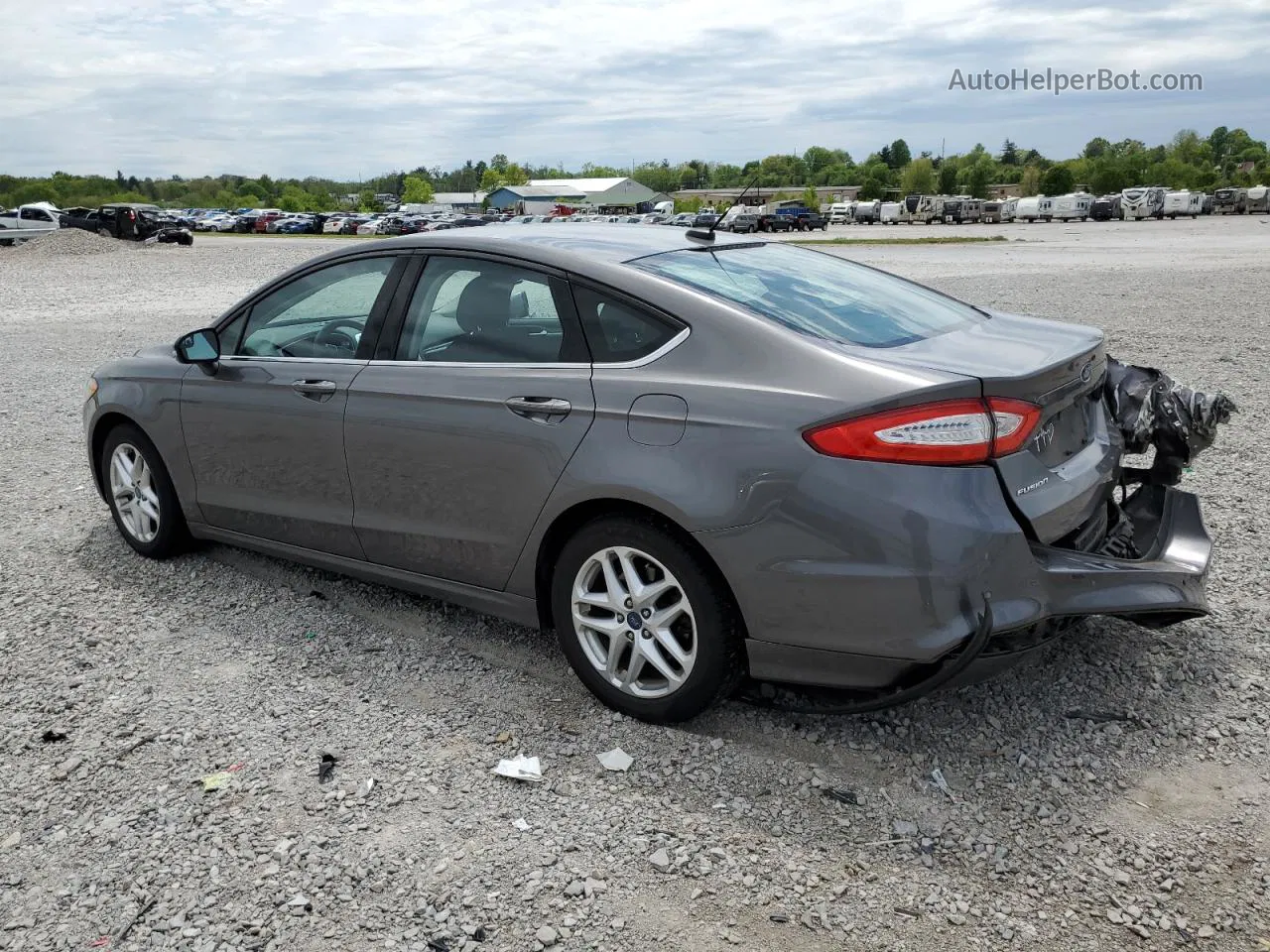 2013 Ford Fusion Se Gray vin: 3FA6P0H78DR275666