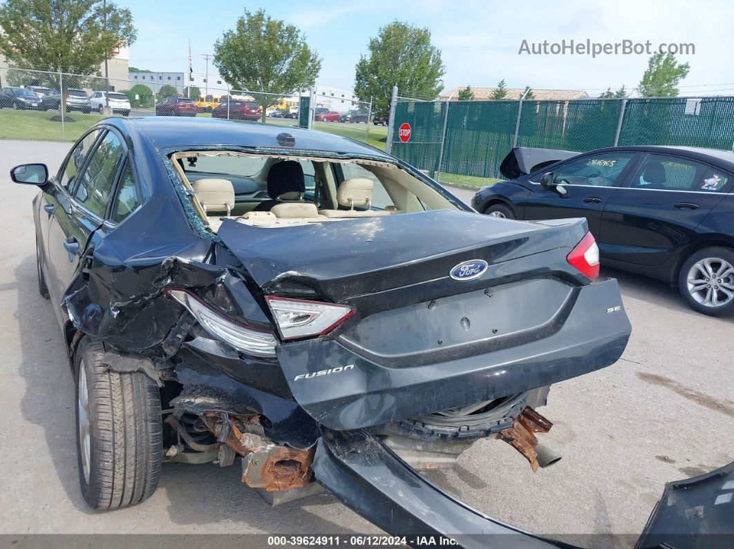 2013 Ford Fusion Se Black vin: 3FA6P0H78DR288367