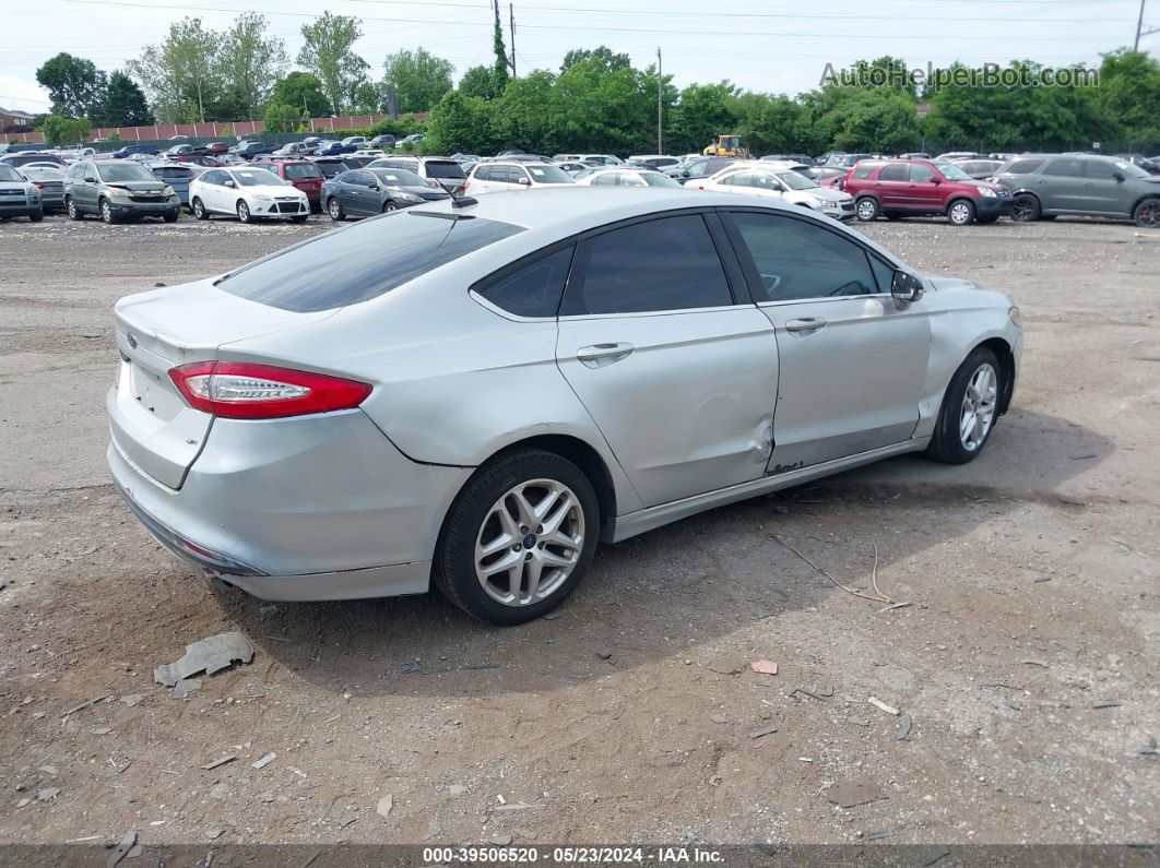 2013 Ford Fusion Se Silver vin: 3FA6P0H78DR310836