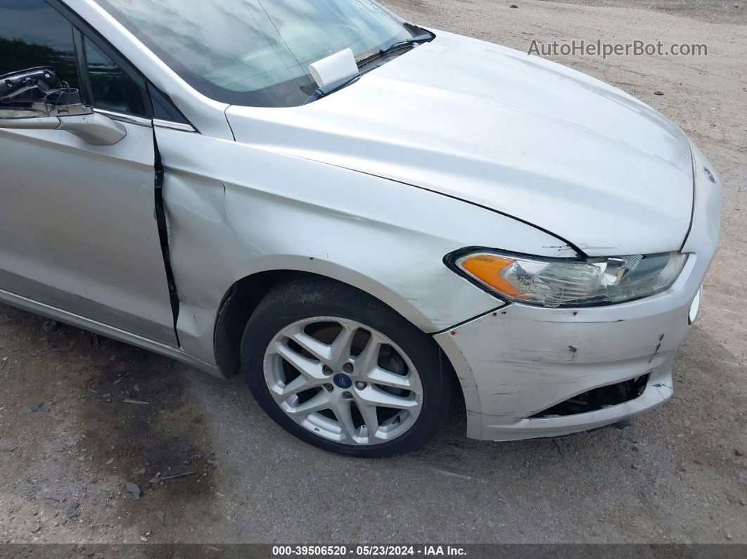 2013 Ford Fusion Se Silver vin: 3FA6P0H78DR310836