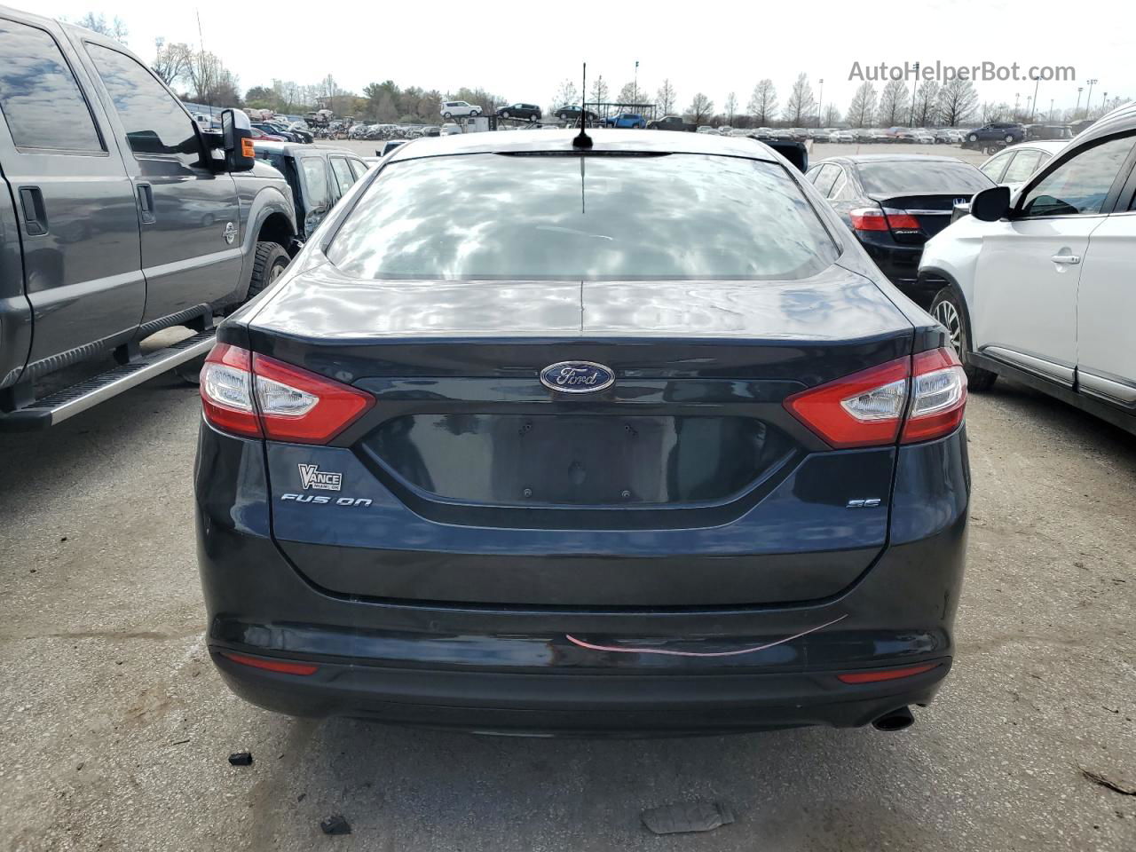 2013 Ford Fusion Se Black vin: 3FA6P0H78DR323537